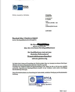 İnsaat Sıvacı Denklik Belgesi